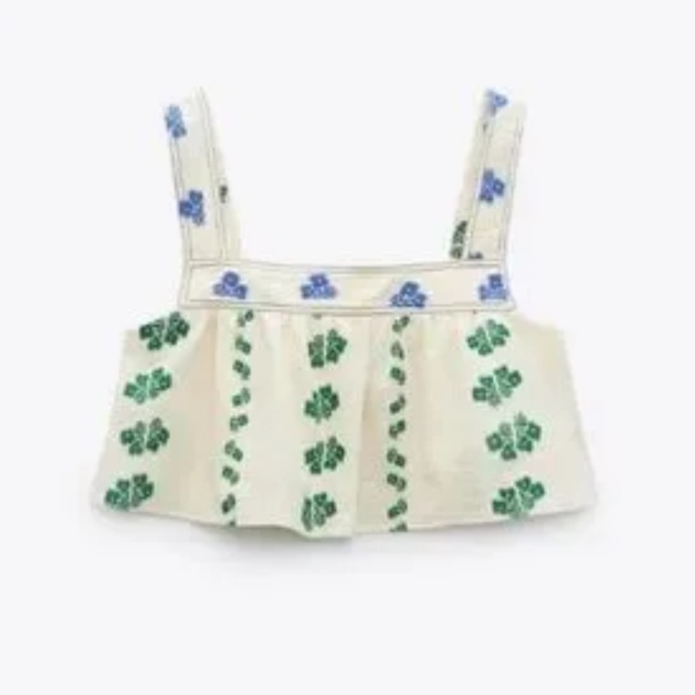 Zara embroiderd crop top - Picture 2 of 7